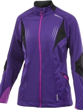 CRAFT Performance XC Full Zip Purple Jacket Size Large (Women's)